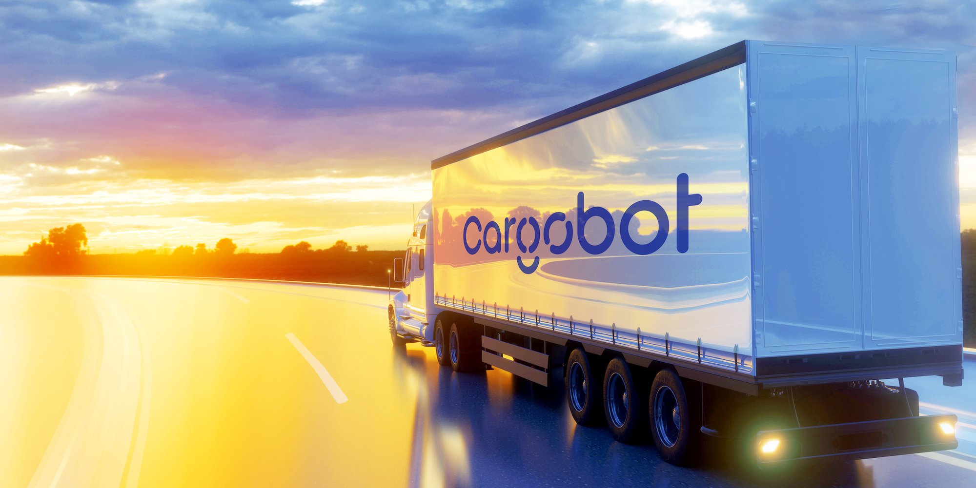 Cargobot Truck Sunset