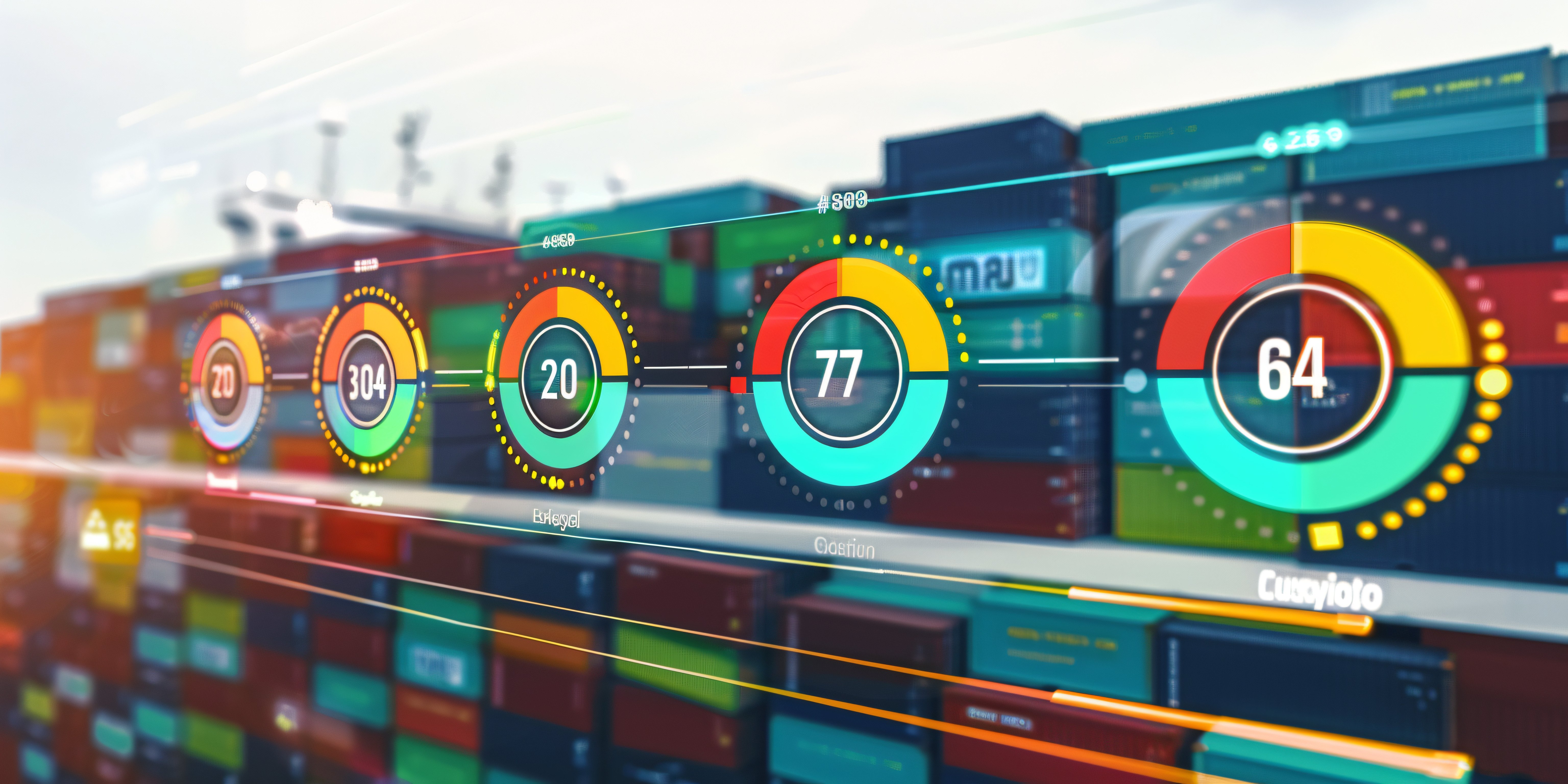 Image Showing What AI Counting Freight Load Containers Might Look Like In The Future